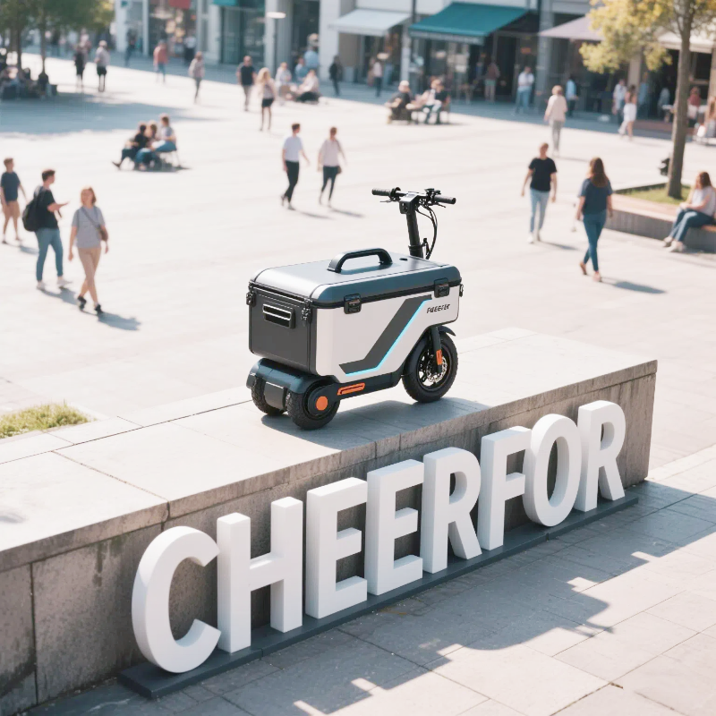 Smart Travel Companion: The Electric Ride-On Suitcase