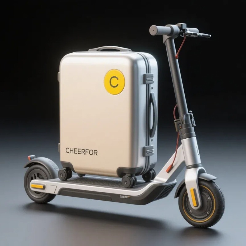 The Future of Mobility - Smart Ride-On Suitcases Redefine Urban Travel